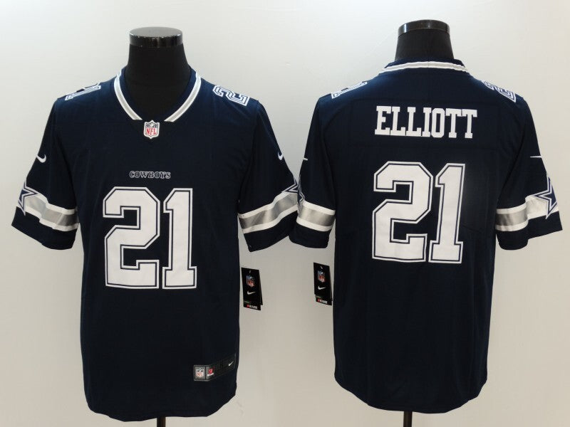 Men's Dallas cowboys Ezekiel Elliott Jersey-Blue football jersey product view 1