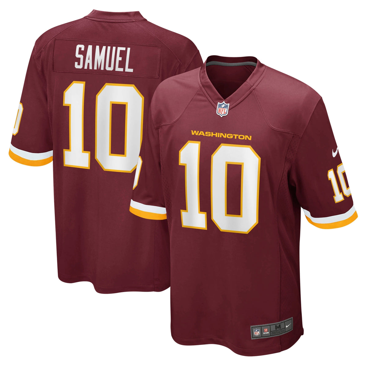 Curtis Samuel Washington Football Team Nike Game Jersey - Burgundy football jersey product view 1
