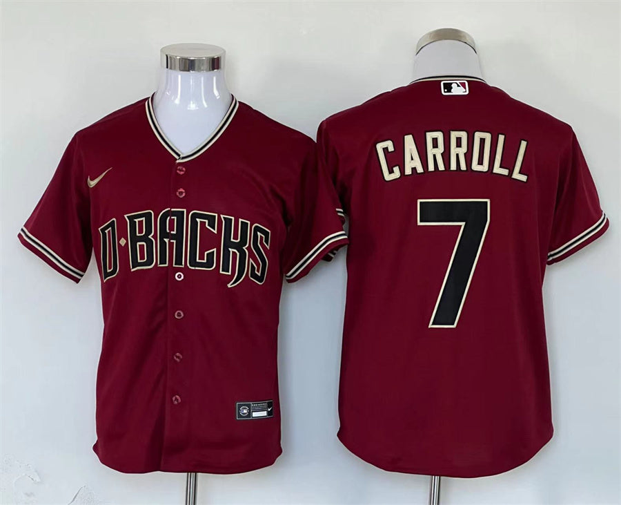 Men's Arizona Diamondbacks Corbin Carroll #7 Red Limited Player Jersey1 baseball jersey product view 1