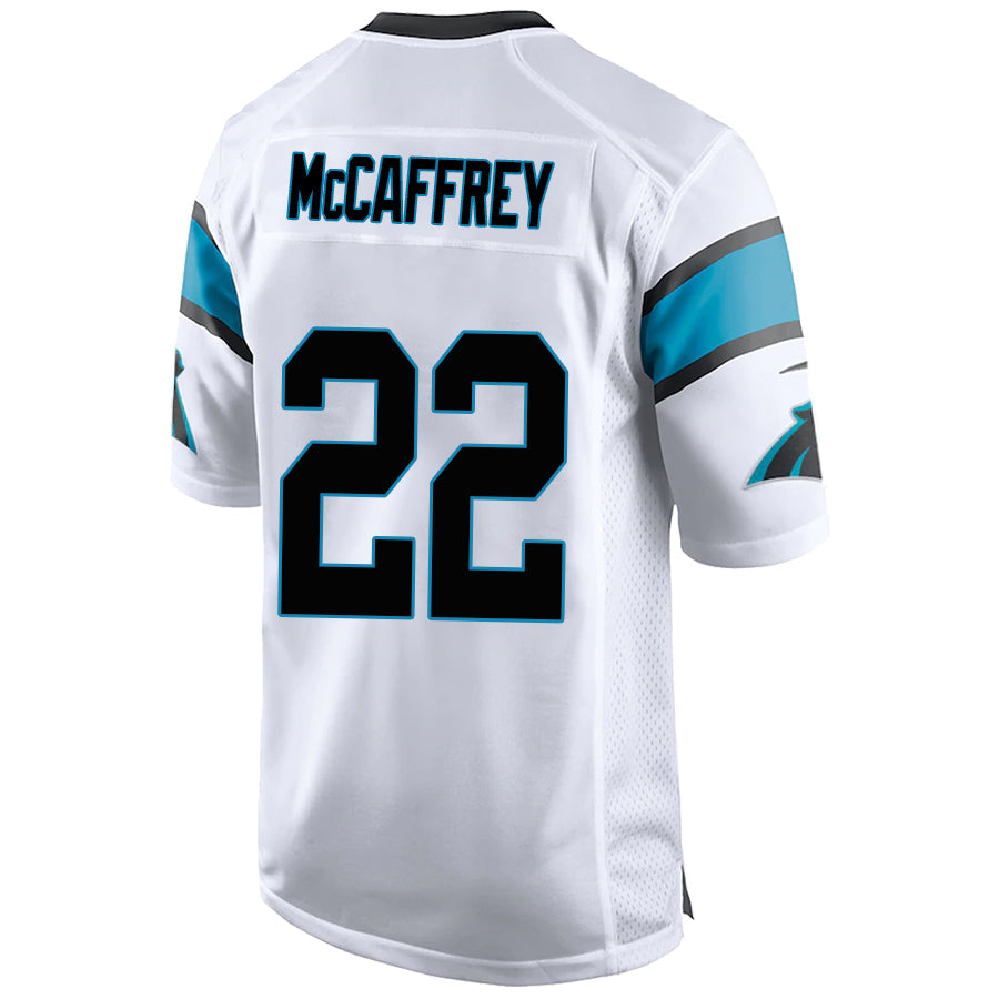 C.Panthers #22 Christian McCaffrey White Stitched Player Game Football Jerseys football jersey product view 1