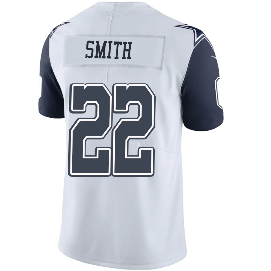 D.Cowboys #22 Emmitt Smith Navy-White Player Game Stitched Football Jerseys football jersey product view 1