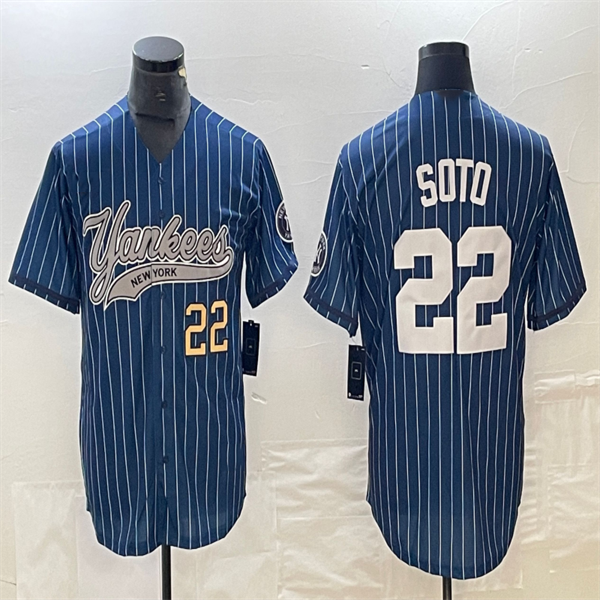 Los Angeles Dodgers #22 Juan Soto Blue Home Authentic Patch Jersey Baseball Jerseys baseball jersey product view 1