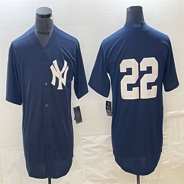 Los Angeles Dodgers #22 Juan Soto Navy Blue Home Authentic Patch Jersey Baseball Jerseys baseball jersey product view 1