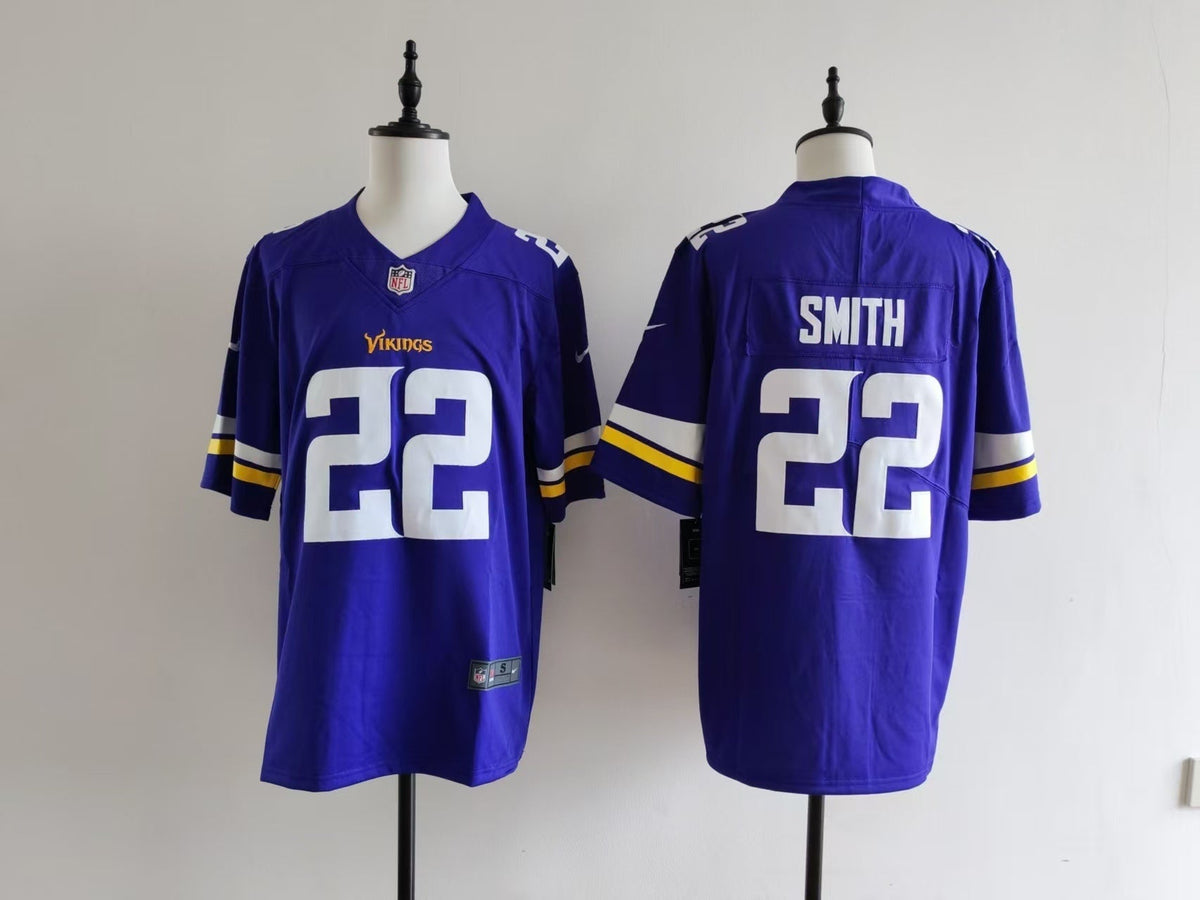 Men's Minnesota Vikings Harrison Smith Nike Jersey - Purple#22 football jersey product view 1