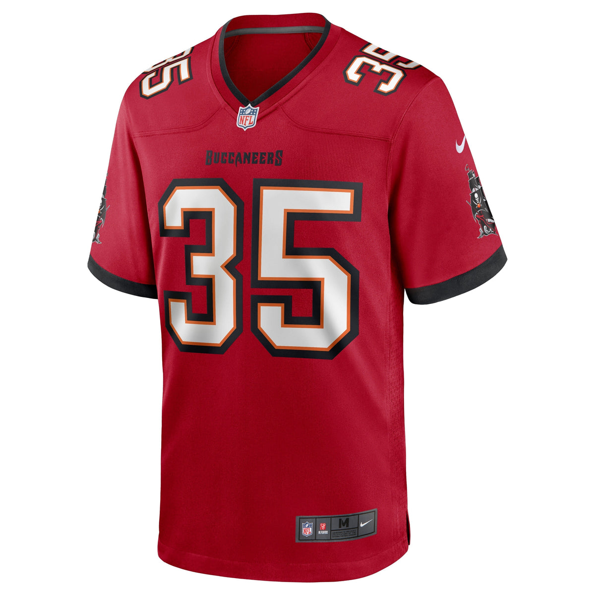 Jamel Dean Tampa Bay Buccaneers Nike Game Jersey - Red football jersey product view 2