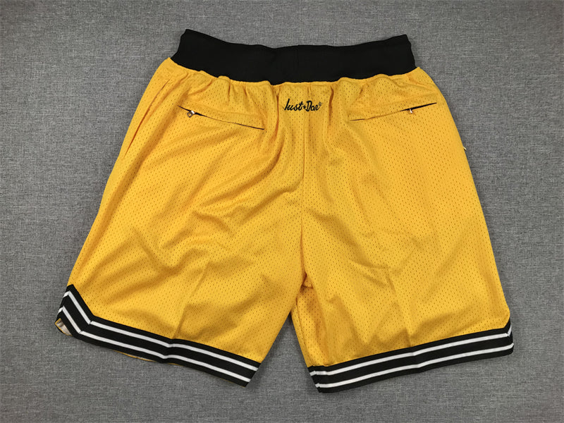 Men's Pittsburgh Steelers Yellow Pocket Shorts1 football jersey product view 2