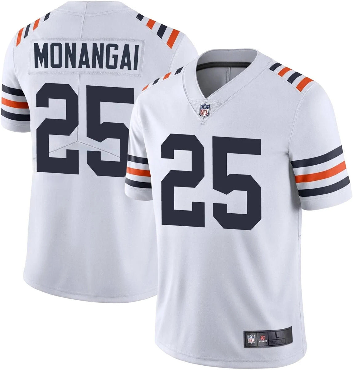 Kyle Monangai Chicago Bears Jersey - White football jersey product view 1