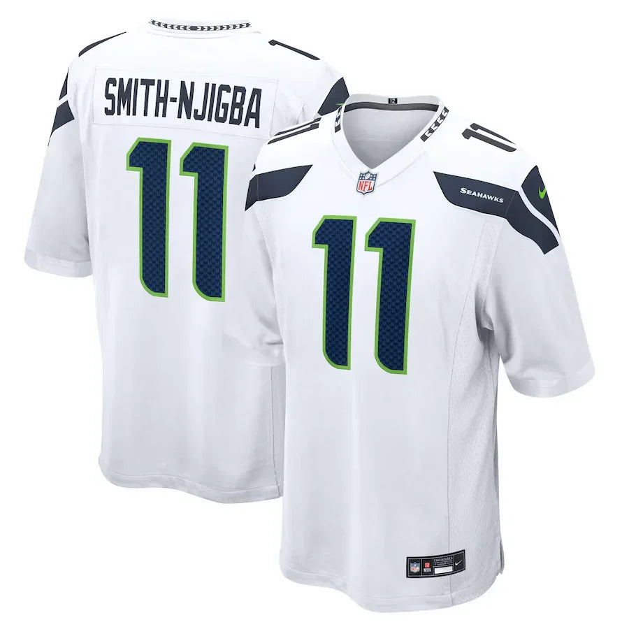 Jaxon Smith-Njigba Seattle Seahawks Jersey - White football jersey product view 1