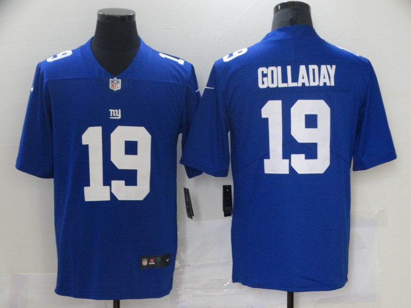 Men's New York Giants Kenny Golladay #19 Blue Game Jersey1 football jersey product view 1