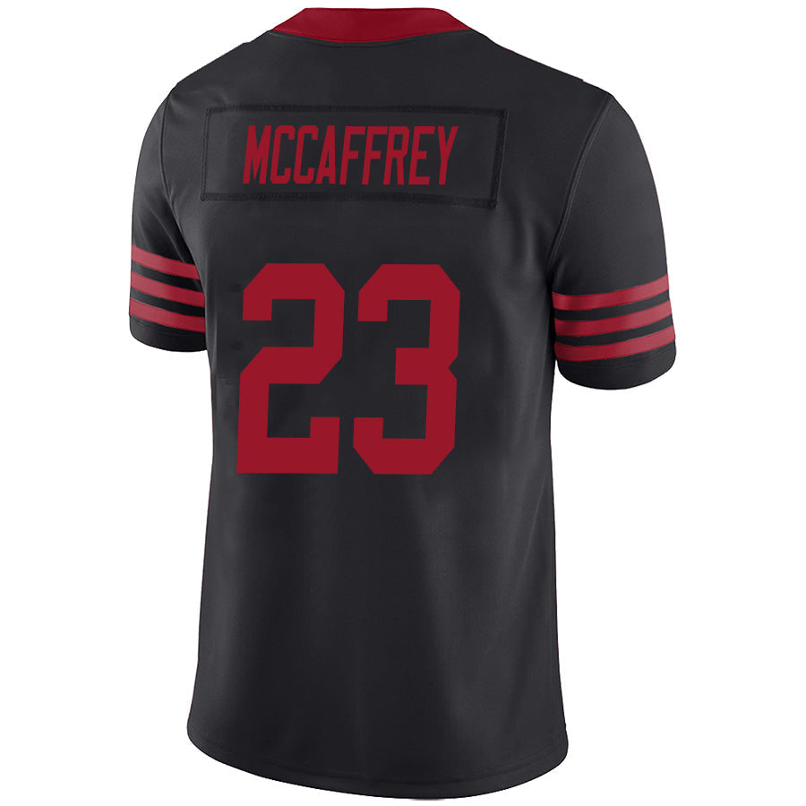 #23 Christian McCaffrey Player SF.49ers Black Vapor Limited Football Jerseys football jersey product view 1