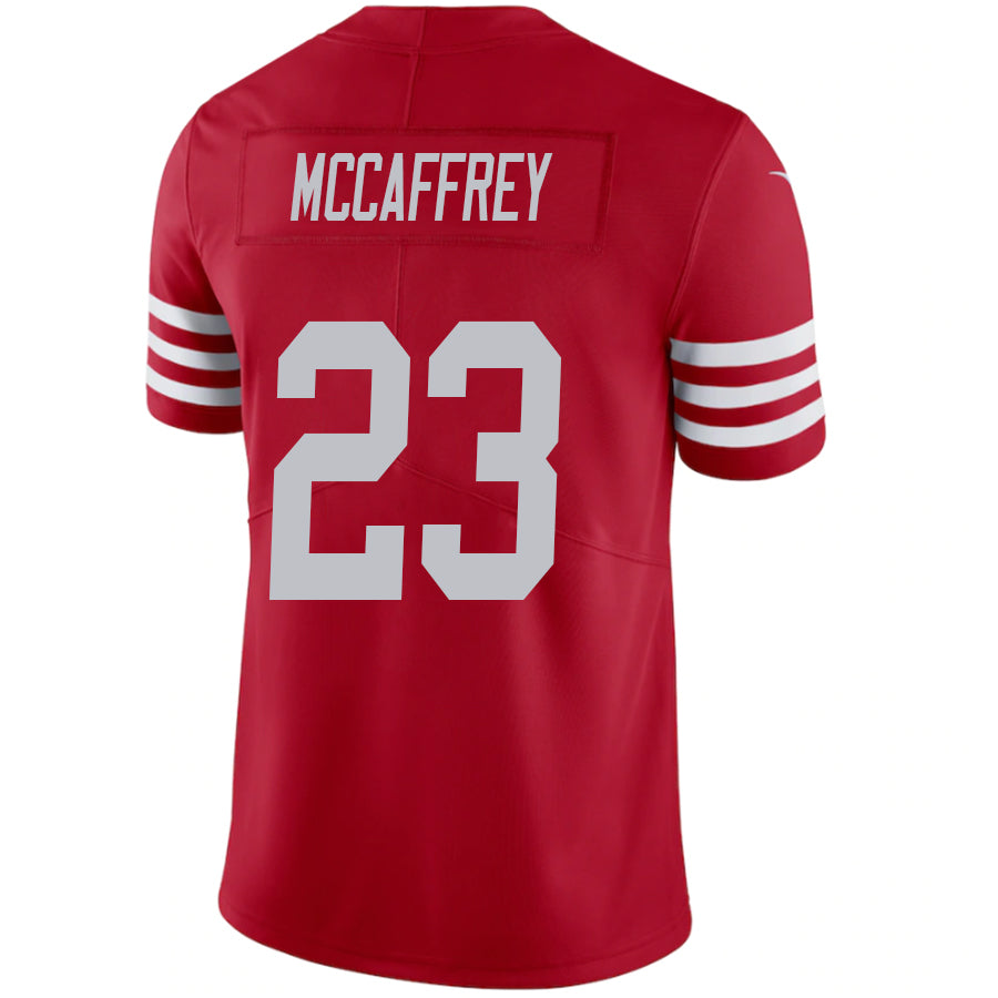#23 Christian McCaffrey Player SF.49ers Red SVapor F.U.S.E. Limited Football Jerseys football jersey product view 1