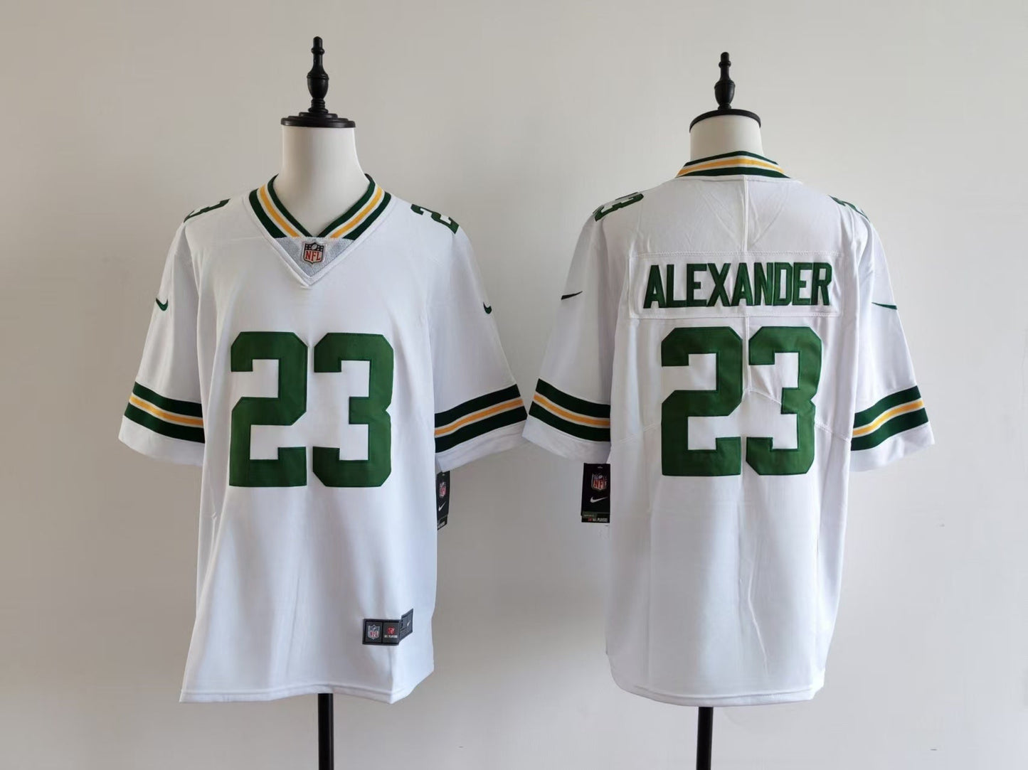 Men's Green Bay Packers Jaire Alexander Nike Jersey - White football jersey product view 1