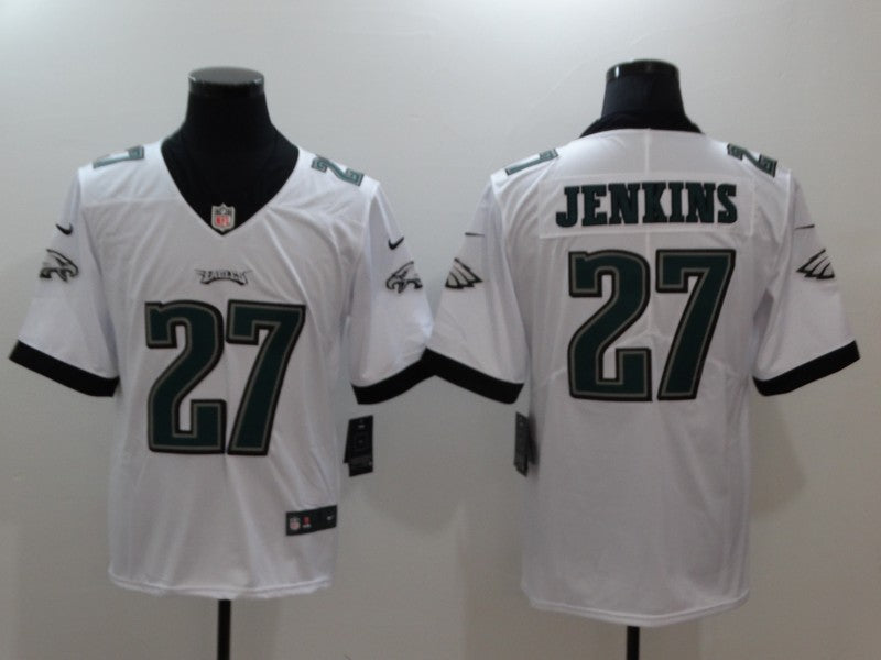 Men's Philadelphia Eagles Malcom Jenkins #27 White Game Jersey1 football jersey product view 1