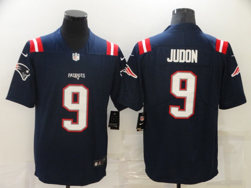 Men's New England Patriots Matthew Judon #9 Navy Game Jersey1 football jersey product view 1