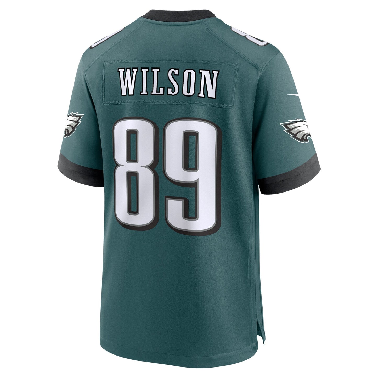 Johnny Wilson Philadelphia Eagles Nike Team Game Jersey - Midnight Green football jersey product view 3