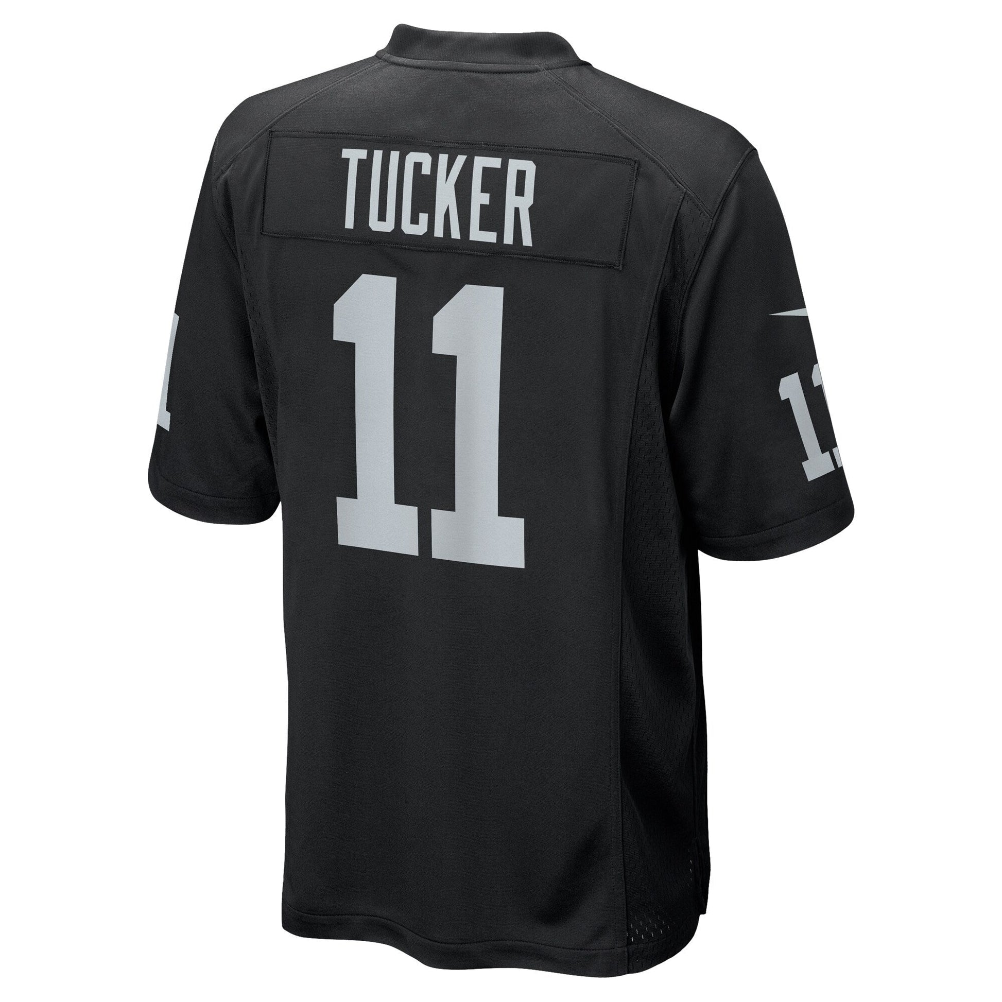 Tre Tucker Las Vegas Raiders Nike Team Game Jersey - Black football jersey product view 3