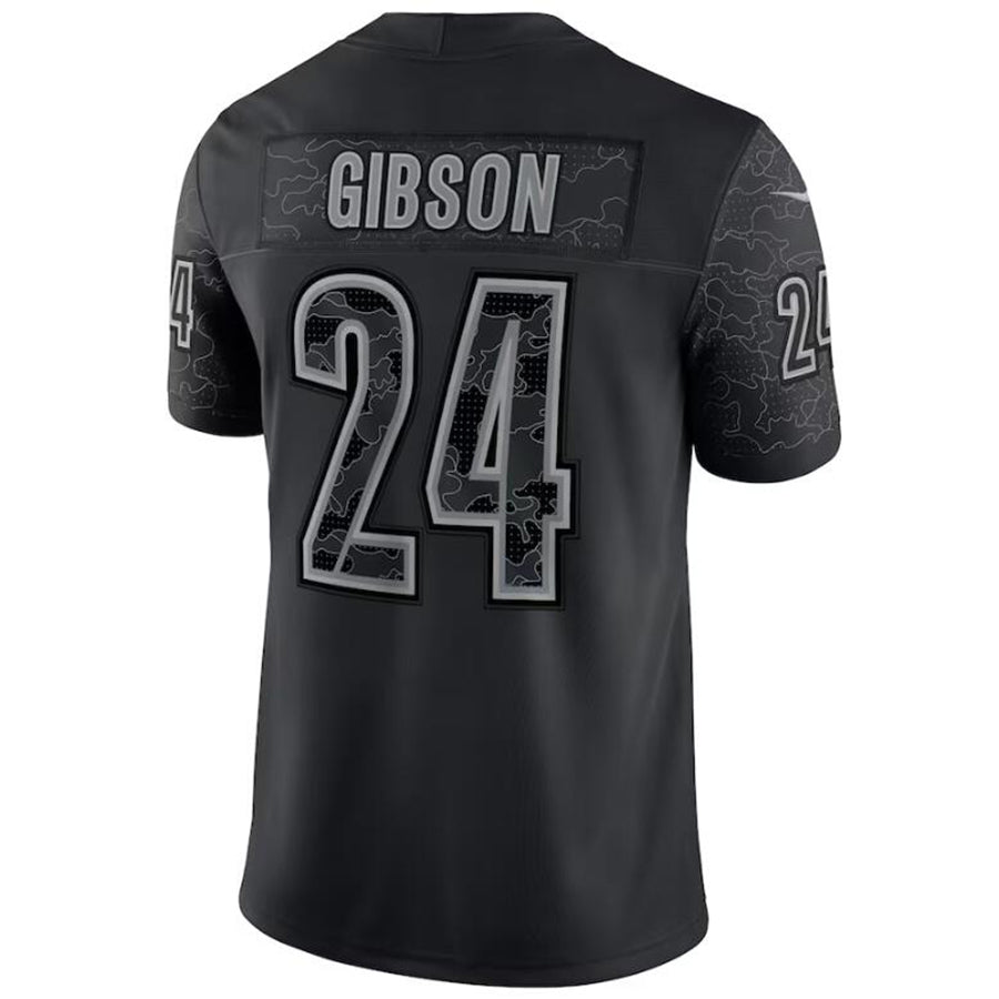 W.Commanders #24 Antonio Gibson Black Stitched Player Game Football Jerseys football jersey product view 1