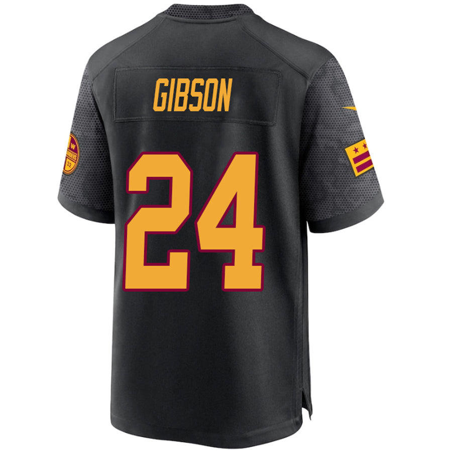 W.Commanders #24 Antonio Gibson Black Stitched Player Vapor Game Football Jerseys football jersey product view 1