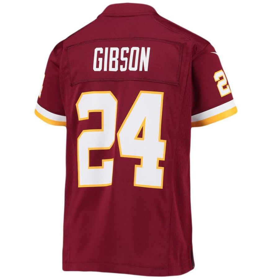 W.Commanders #24 Antonio Gibson Burgundy Stitched Player Game Football Jerseys football jersey product view 1