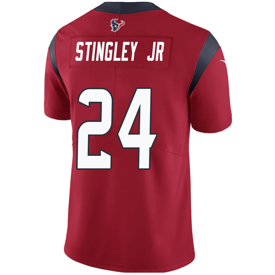 H.Texans #24 Derek Stingley Jr. Player Red Game Stitched Football Jerseys football jersey product view 1