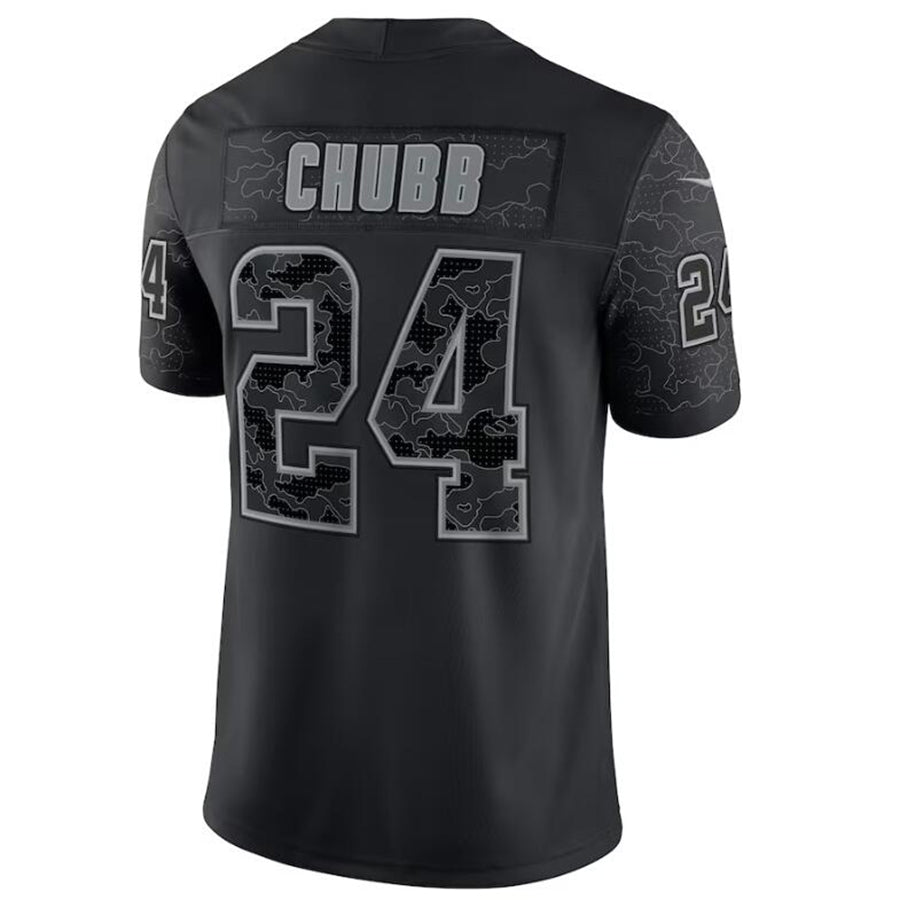 C.Browns #24 Nick Chubb Black Player Game Stitched Football Jerseys football jersey product view 1