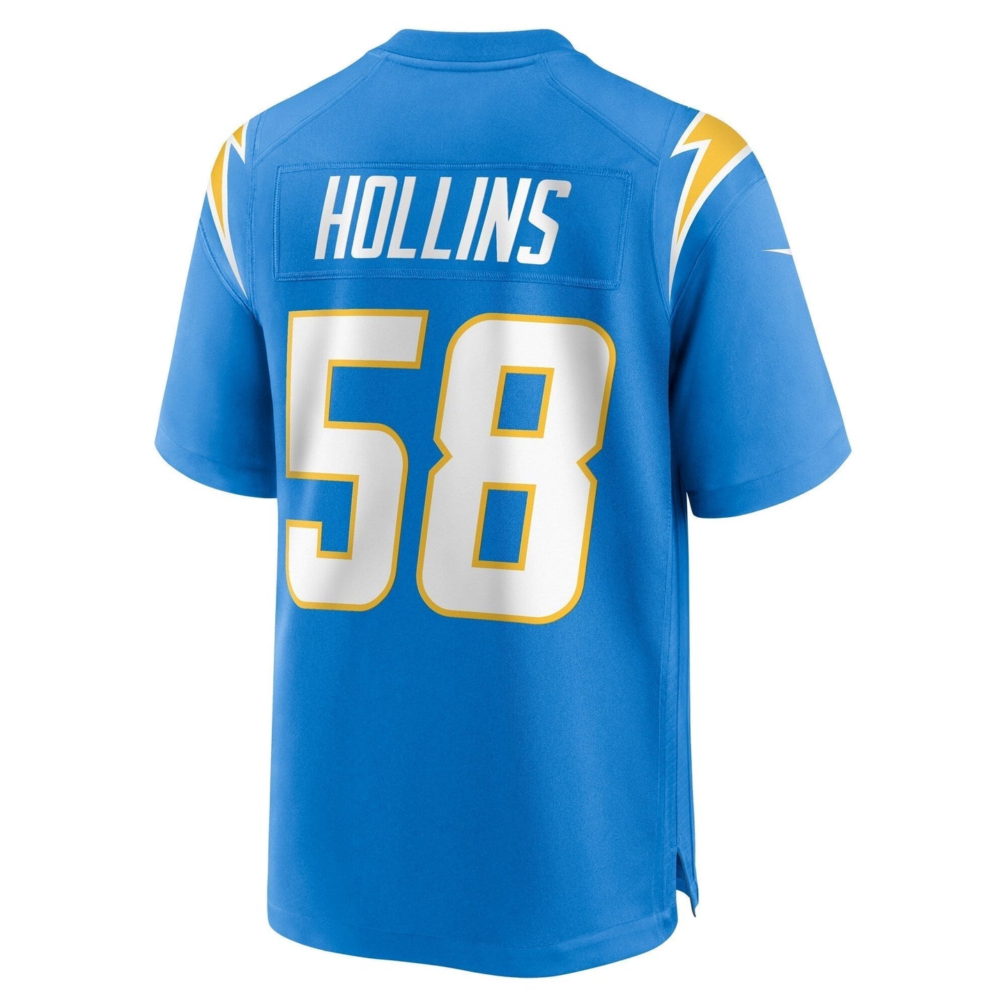 Justin Hollins Los Angeles Chargers Nike Game Jersey - Powder Blue football jersey product view 3