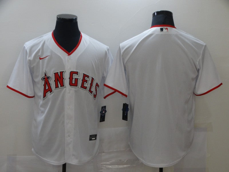 Men's Los Angeles Angels White Home Replica Team Blank Jersey1 baseball jersey product view 1