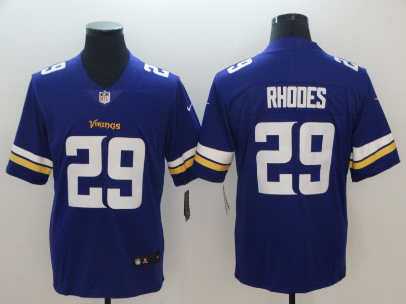 Men's Minnesota Vikings Xavier Rhodes #29 Purple Game Jersey1 football jersey product view 1