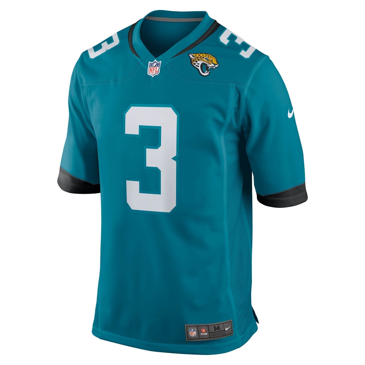 Tyson Campbell Jacksonville Jaguars Nike Team Game Jersey - Teal football jersey product view 2