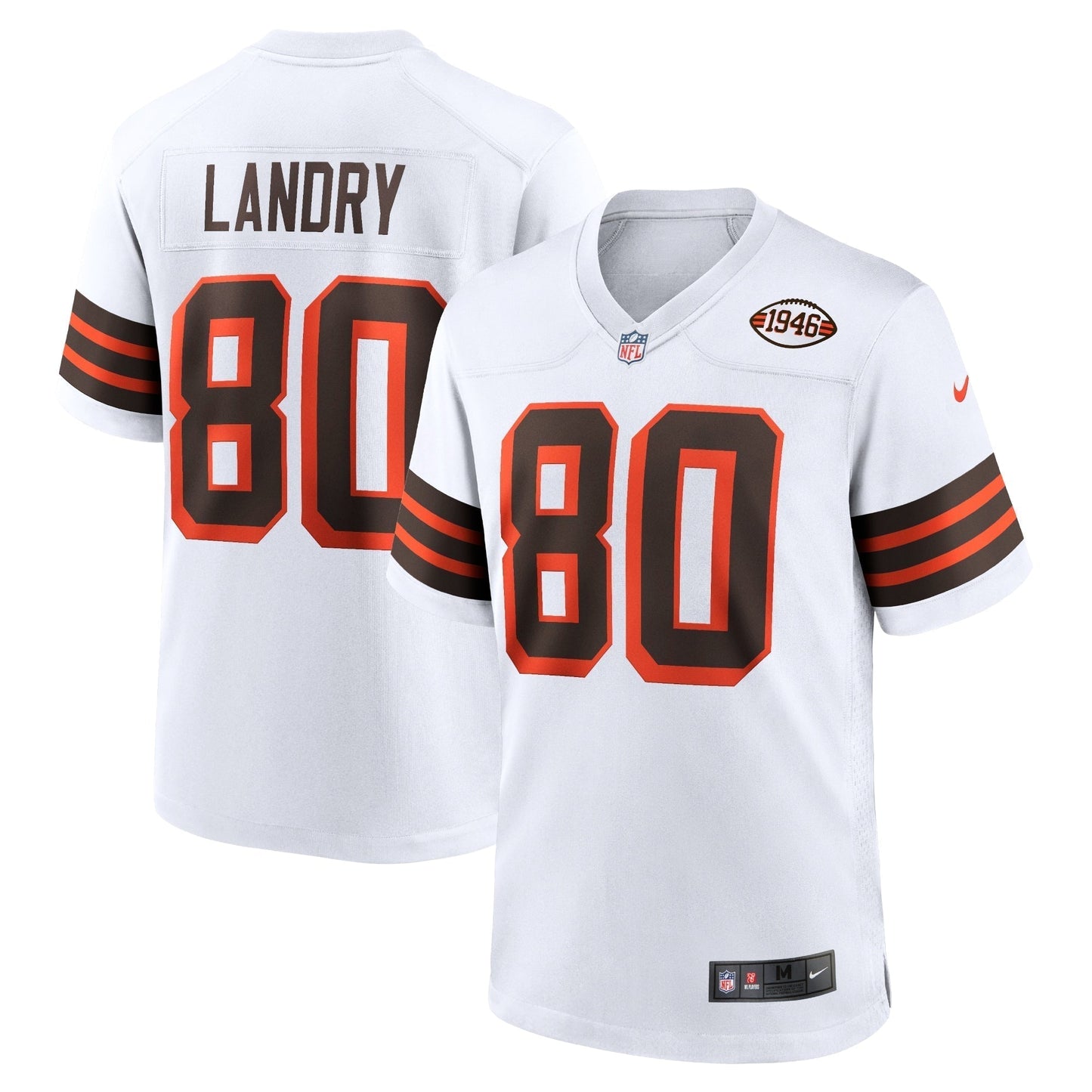 Jarvis Landry Cleveland Browns Nike 1946 Collection Alternate Game Jersey - White football jersey product view 1