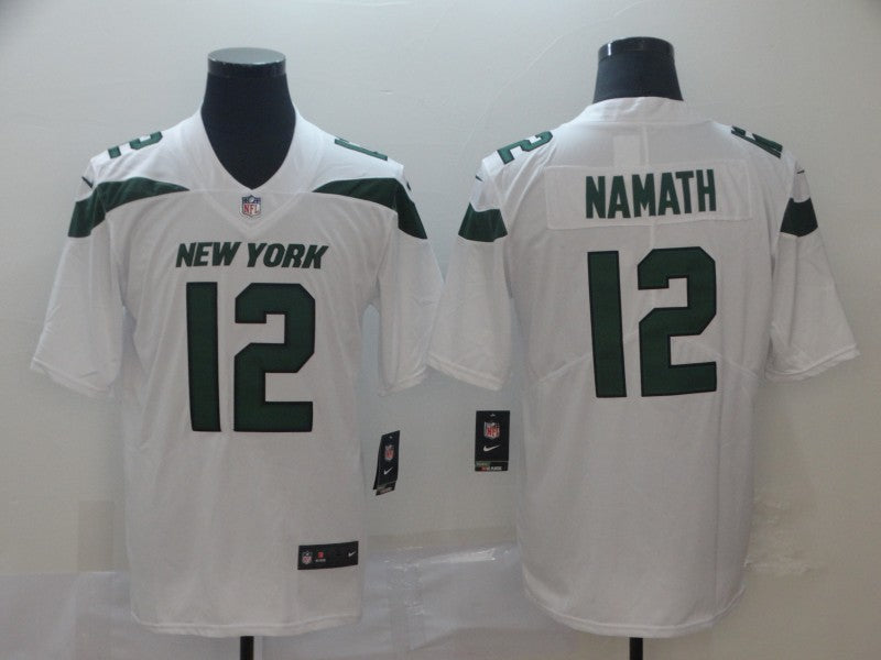 Men's New York Jets Joe Namath White Game Jersey1 football jersey product view 1