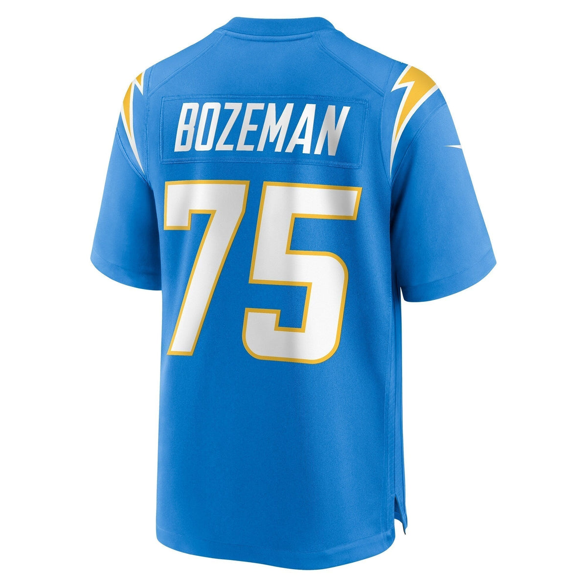 Bradley Bozeman Los Angeles Chargers Nike Game Jersey - Powder Blue football jersey product view 3