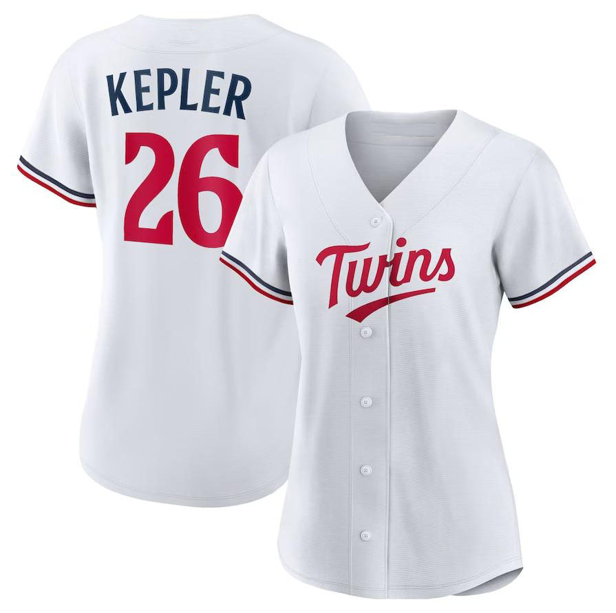 Minnesota Twins #26 Max Kepler White Home Limited Player Baseball Jersey baseball jersey product view 1