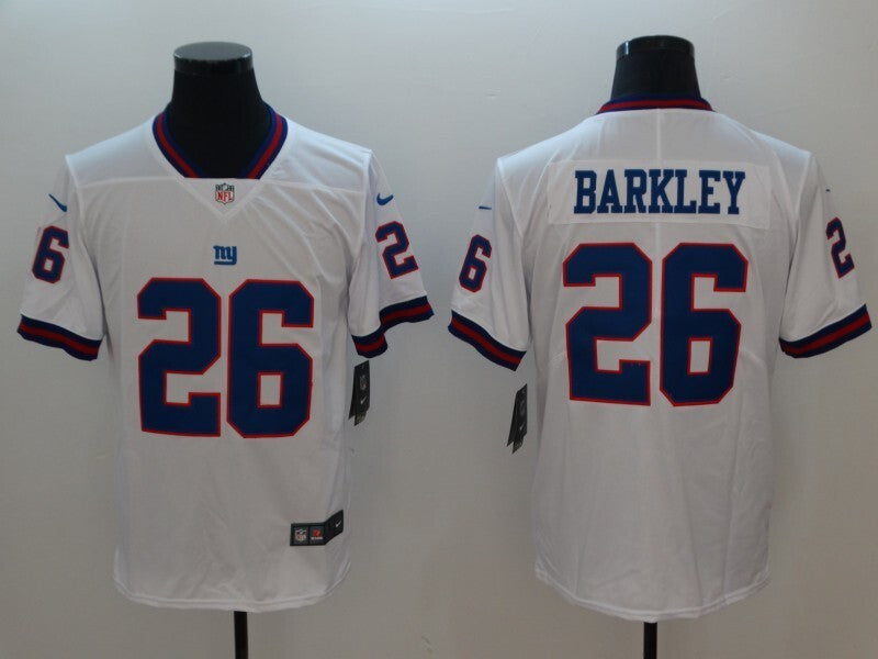 Men's New York Giants Saquon barkley Jersey-White football jersey product view 1