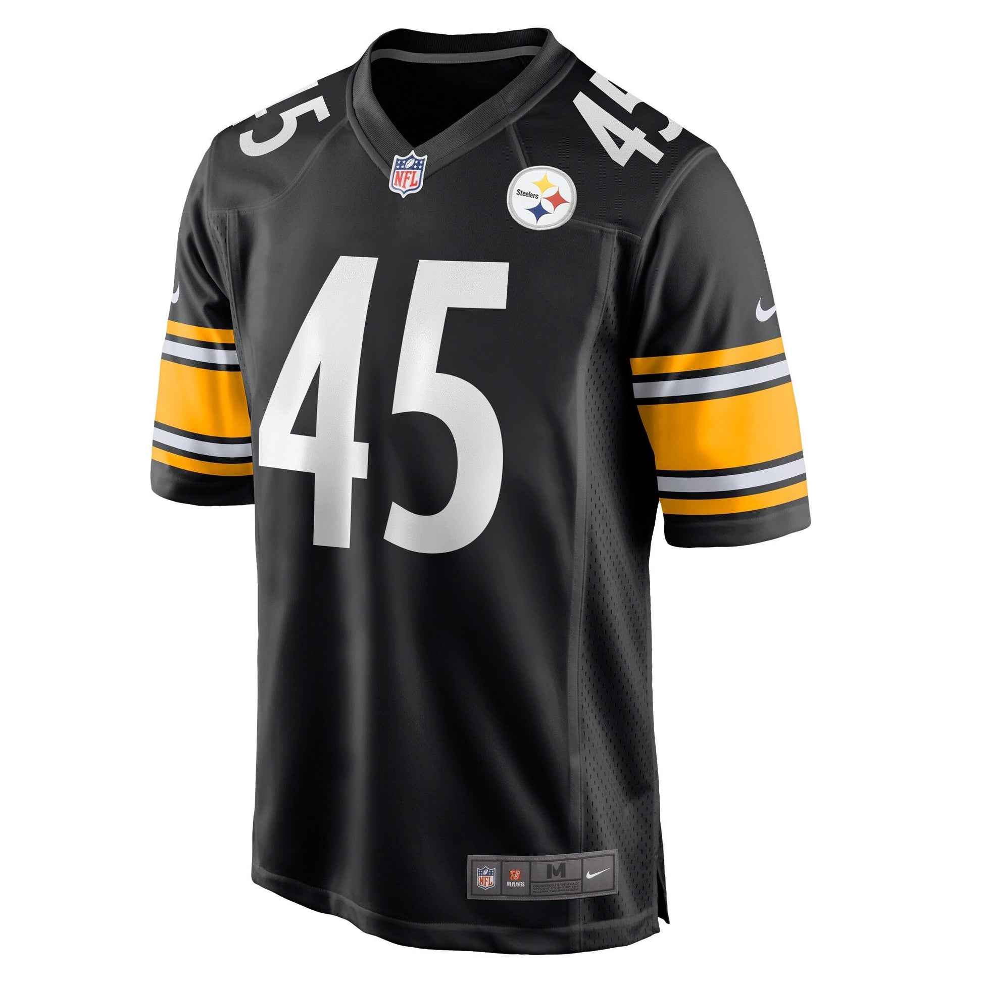 Jack Colletto Pittsburgh Steelers Nike Game Jersey - Black football jersey product view 2