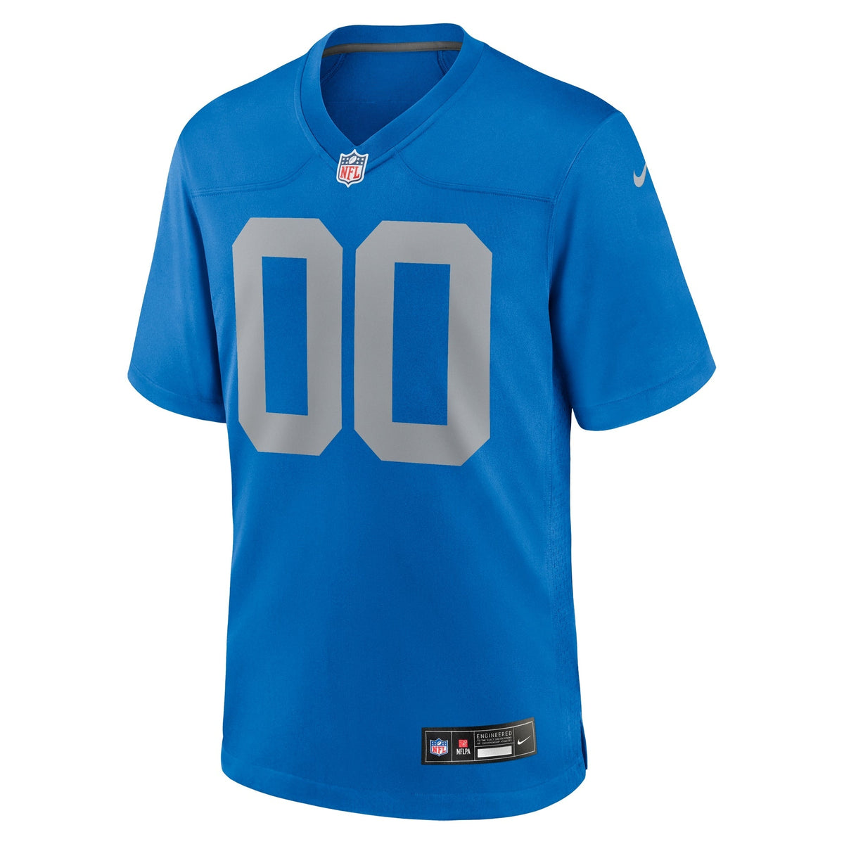 Detroit Lions Nike Alternate Custom Game Jersey - Blue football jersey product view 2