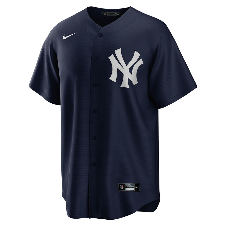 Max Fried New York Yankees Alternate Navy Jersey baseball jersey product view 2