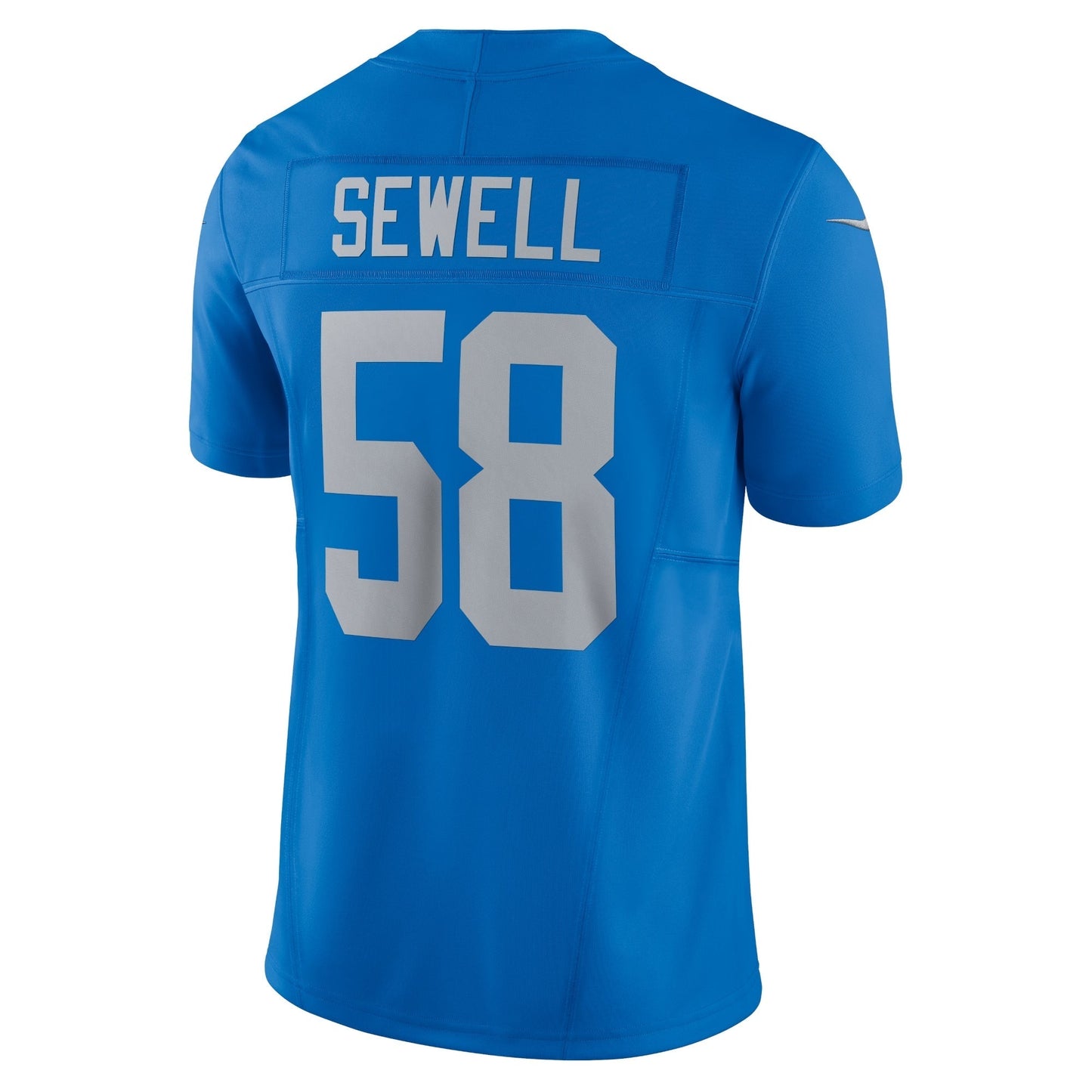 Penei Sewell Detroit Lions Nike Vapor F.U.S.E. Alternate Limited Jersey - Blue football jersey product view 3