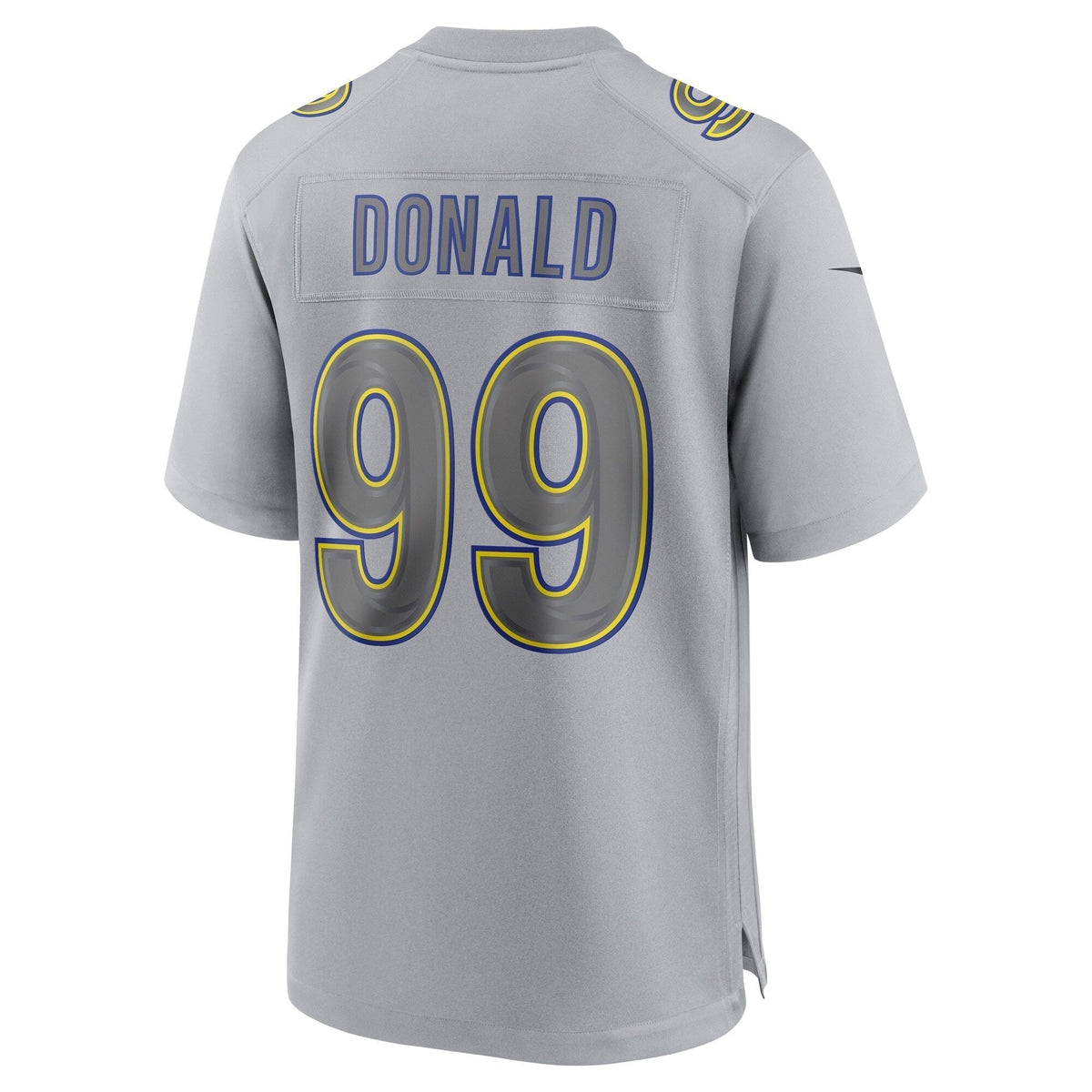 Aaron Donald Los Angeles Rams Nike Atmosphere Fashion Game Jersey - Gray football jersey product view 3