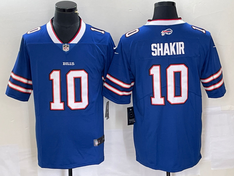 Men's Buffalo Bills Khalil Shakir #10 Royal Game Jersey1 football jersey product view 1