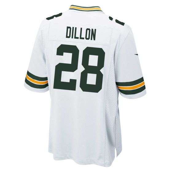 GB.Packers #28 A.J.Dillon White Game Player Jersey Stitched American Football Jerseys football jersey product view 1