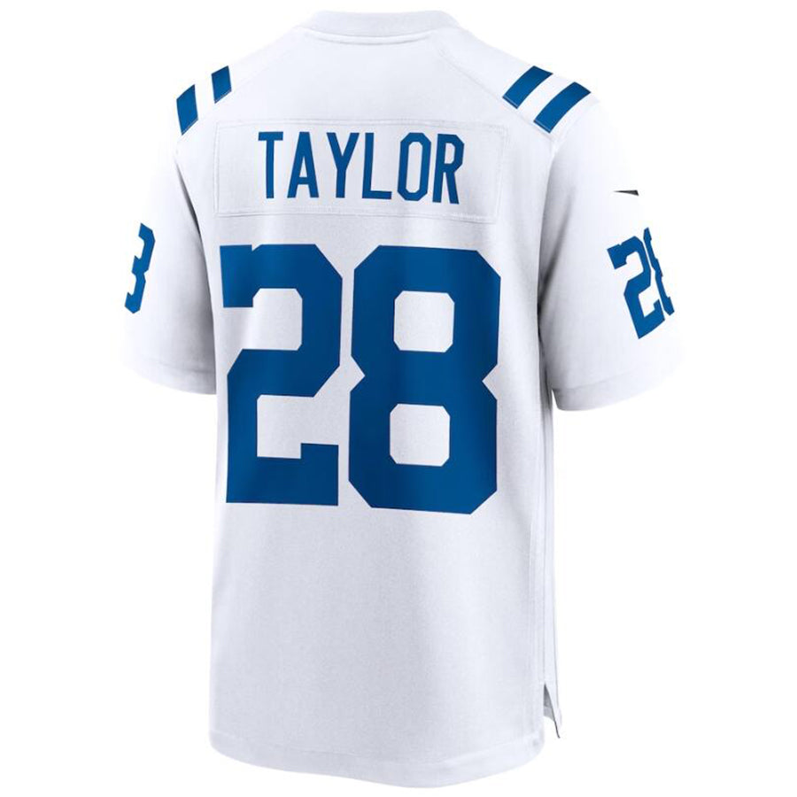 #28 Jonathan Taylor IN.Colts White Player Game Stitched Football Jerseys football jersey product view 1