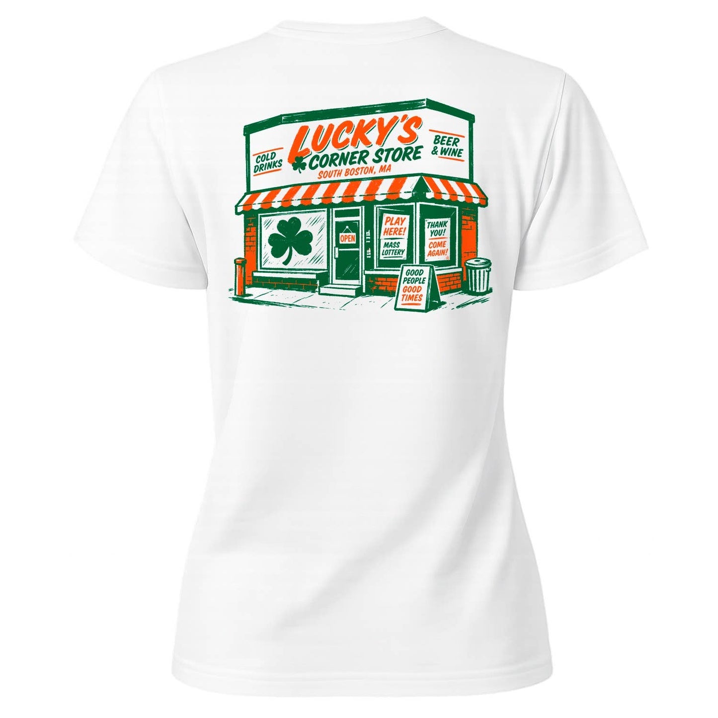 Women's Lucky's Corner Store South Boston Ma - Adult & Kids T-Shirts, Sweatshirts & Hoodies apparel design preview 1