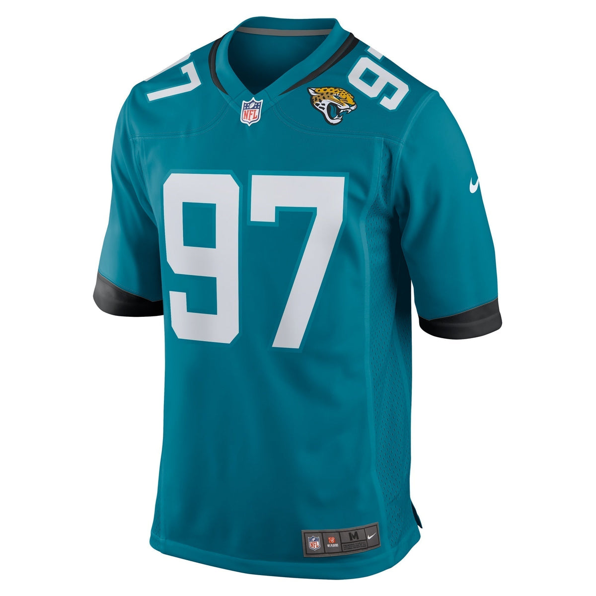 Henry Mondeaux Jacksonville Jaguars Nike Game Jersey - Teal football jersey product view 2