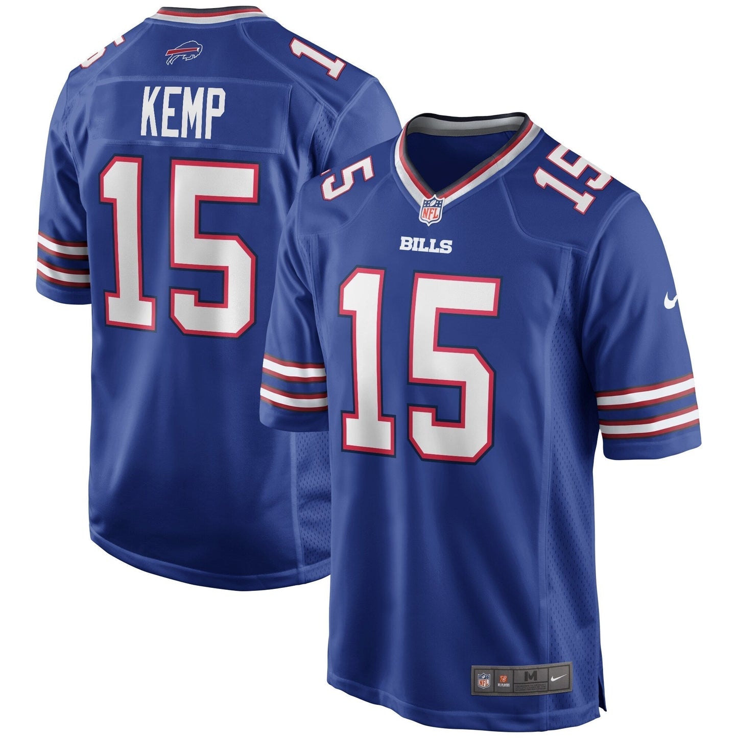 Jack Kemp Buffalo Bills Nike Game Retired Jersey - Royal football jersey product view 1