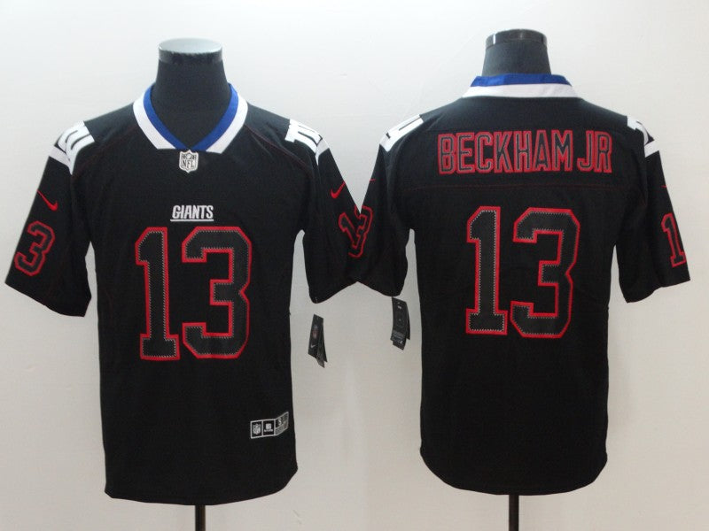 Men's New York Giants Odell Beckham Jr. #13 Black Alternate Game Jersey1 football jersey product view 1