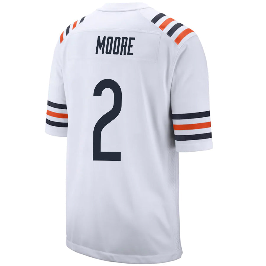 C.Bears #2 D.J. Moore White Player Game Jerseys American Stitched Football Jerseys football jersey product view 1