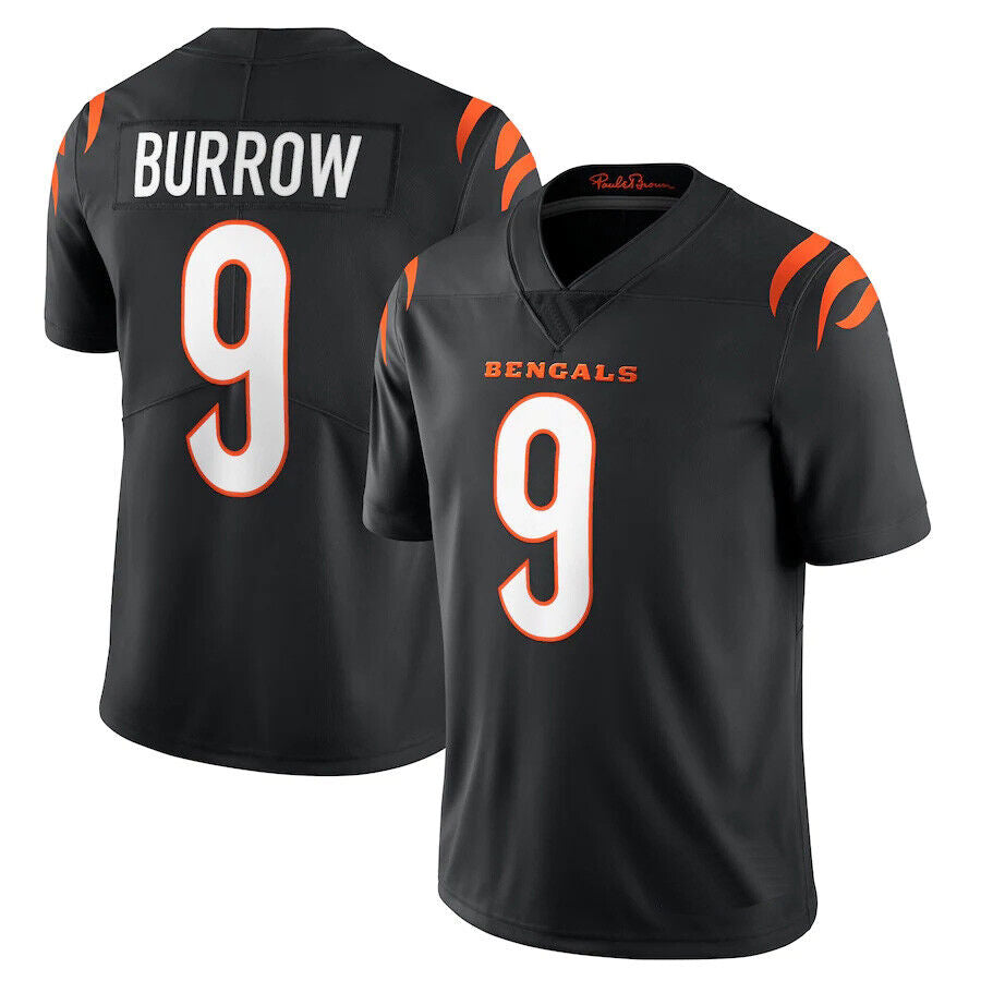 Joe Burrow Cincinnati Bengals Jersey - Black football jersey product view 1