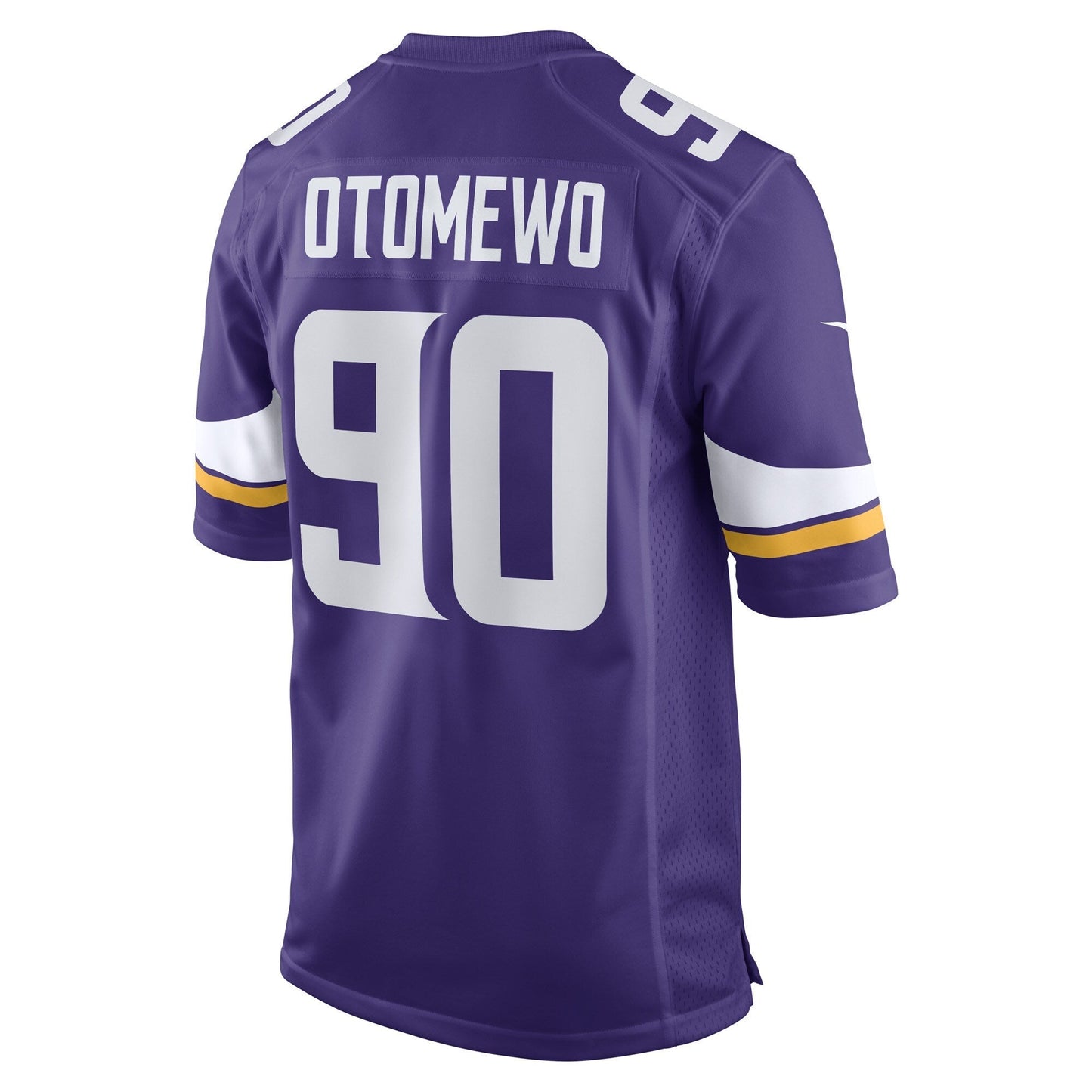 Esezi Otomewo Minnesota Vikings Nike Game Jersey - Purple football jersey product view 3