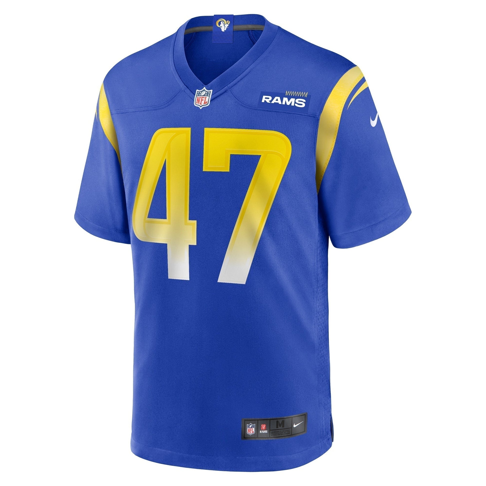 Alex Ward Los Angeles Rams Nike Home Game Jersey - Royal football jersey product view 2